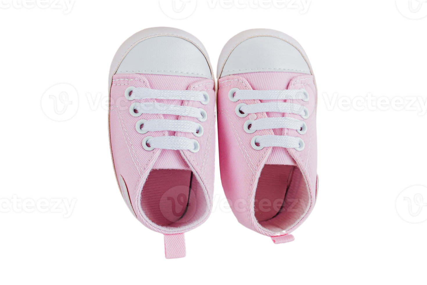 Pink baby shoes isolated on a transparent background png