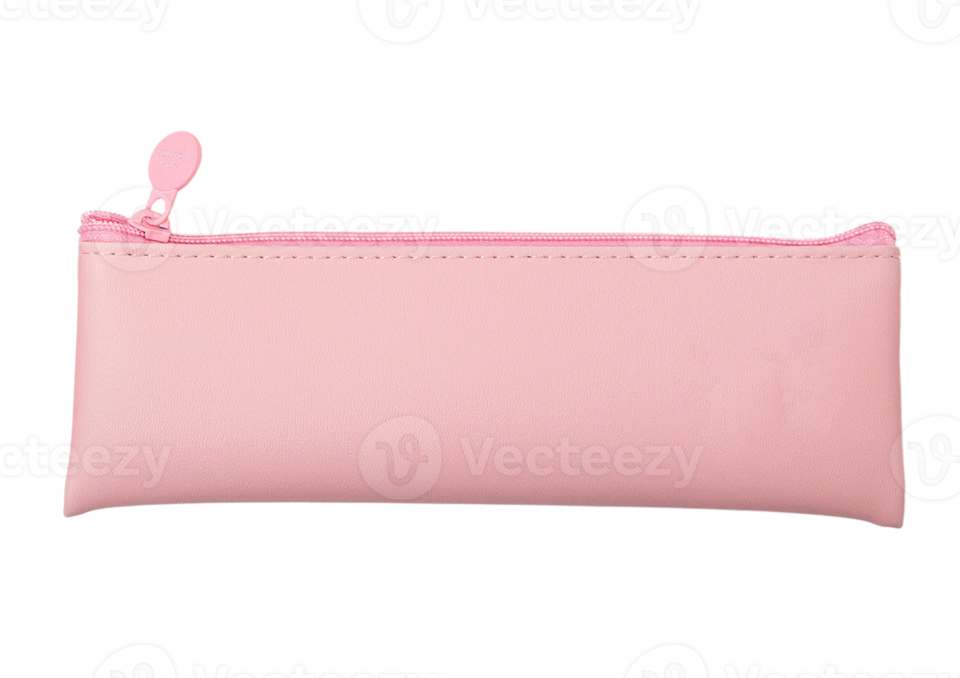 Pink pencil case isolated on a transparent background png