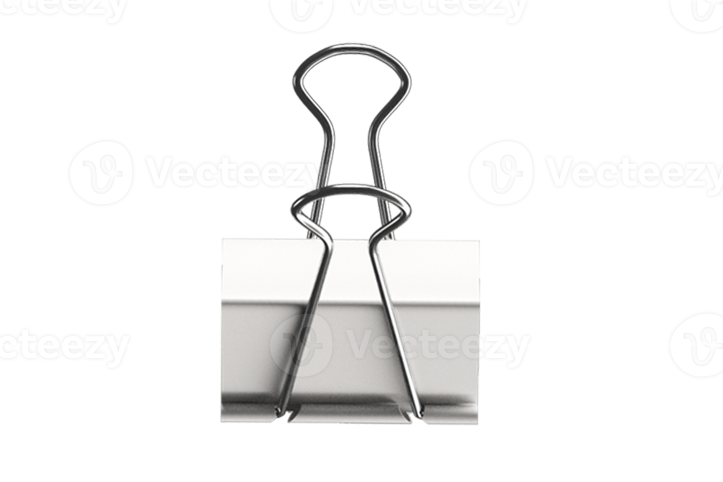 silver- metall clips isolerat på en transparent bakgrund png