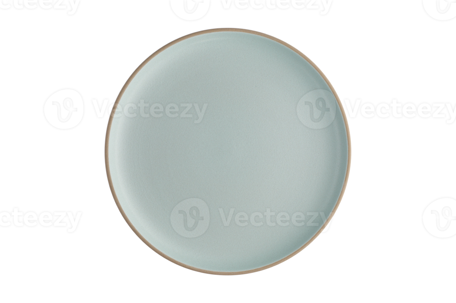 Blue plate isolated on a transparent background 21333235 PNG