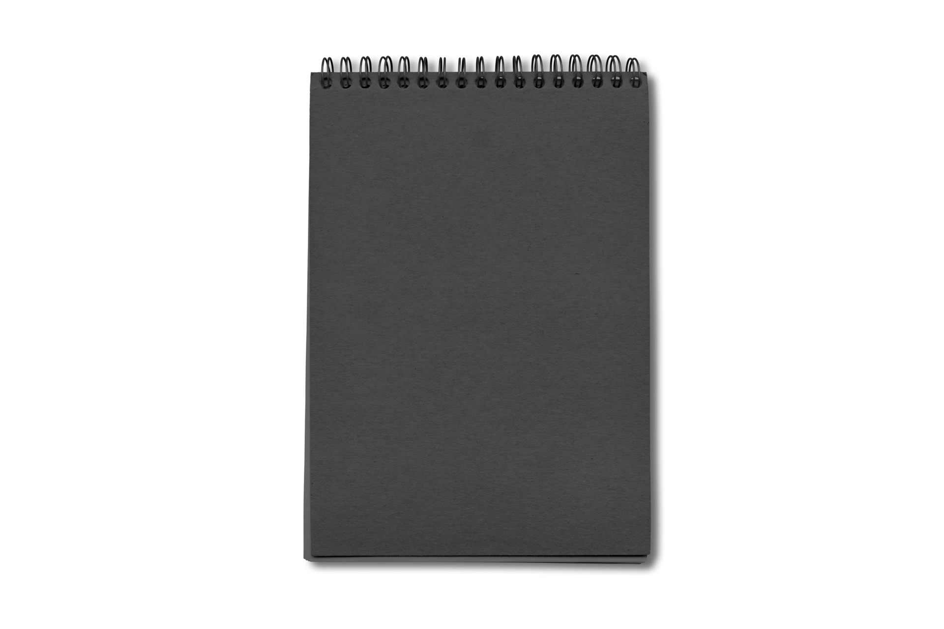 Black notebook isolated on a transparent background 21333253 PNG