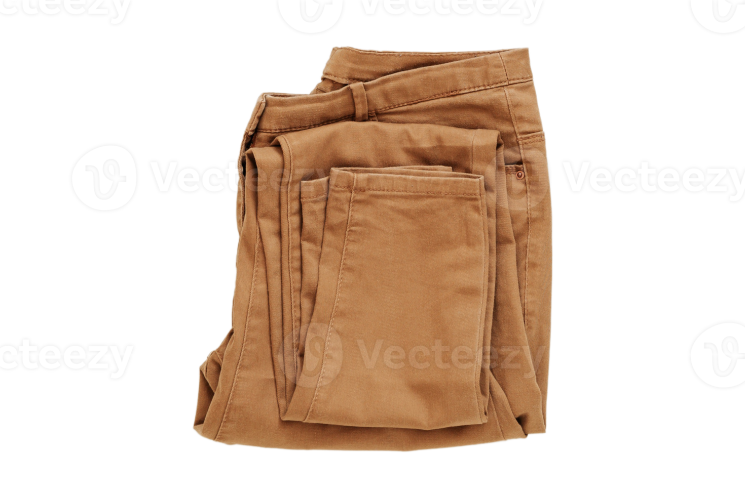 Brown pants isolated on a transparent background png