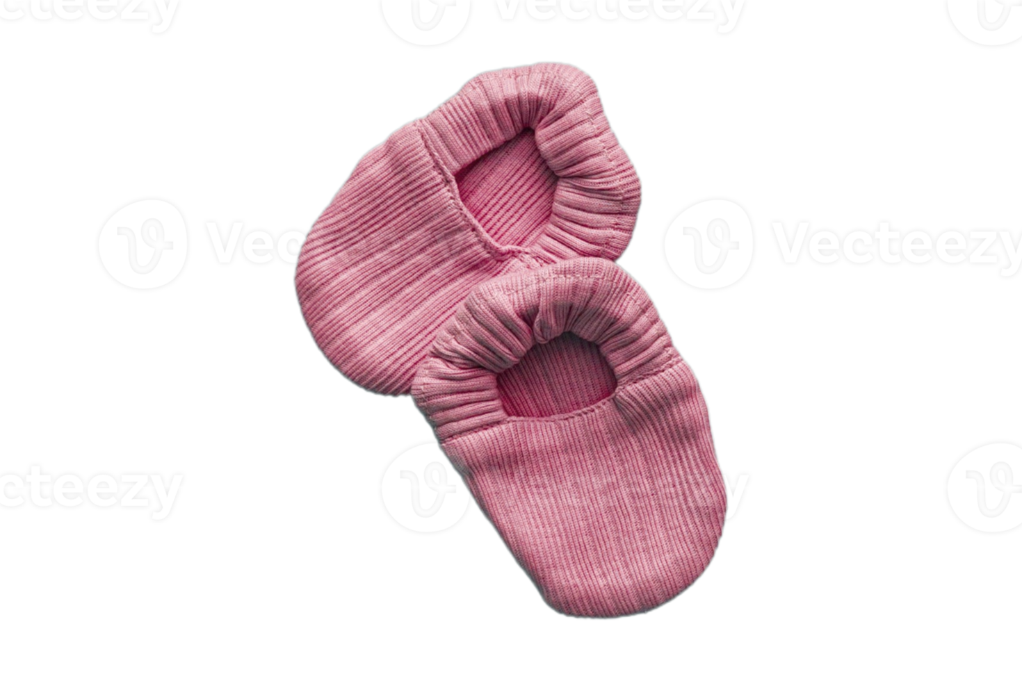 Pink baby shoes isolated on a transparent background png