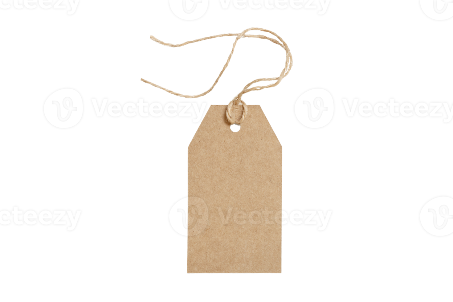 Beige tag isolated on a transparent background png