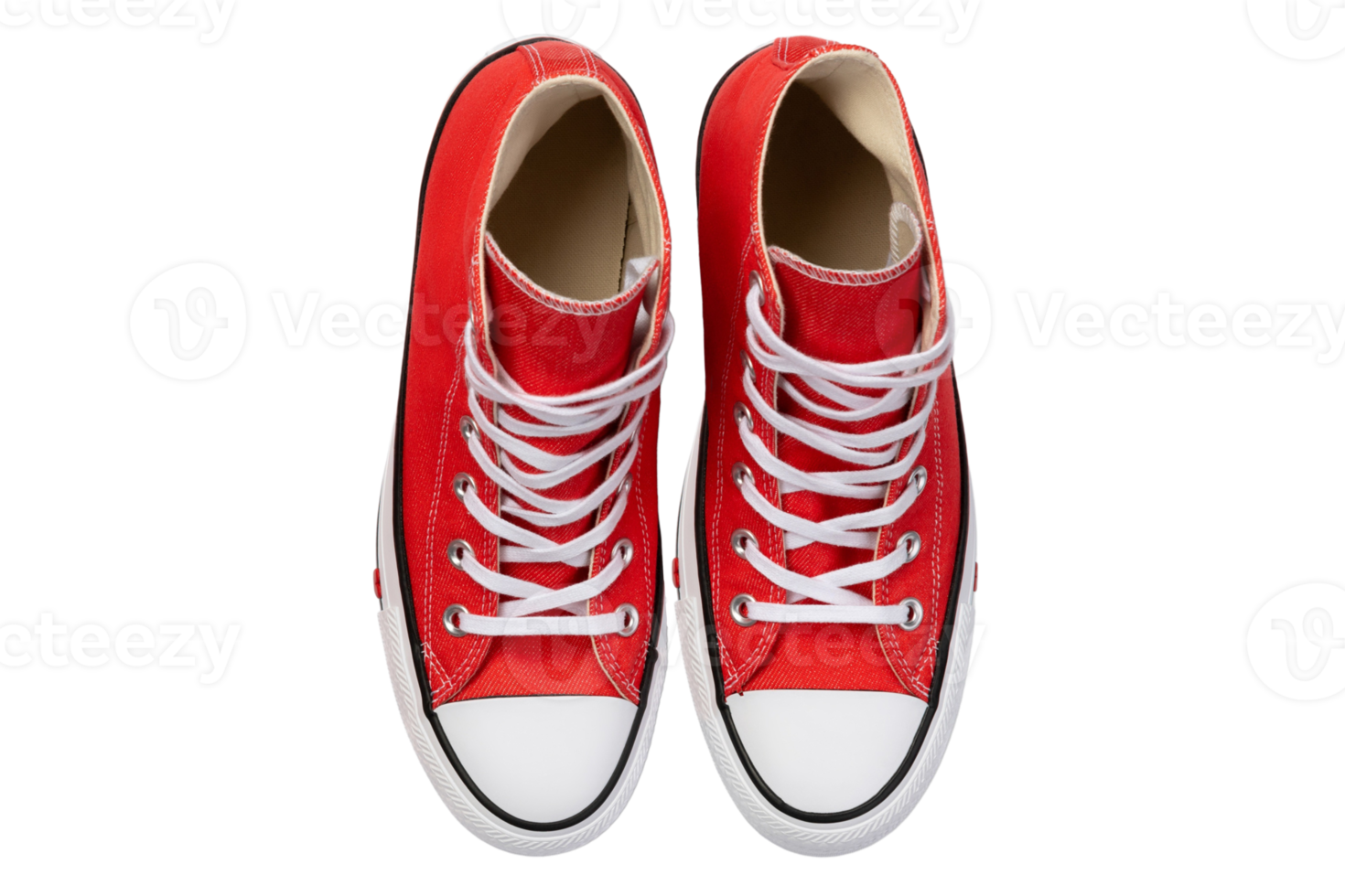 Red shoes isolated on a transparent background png