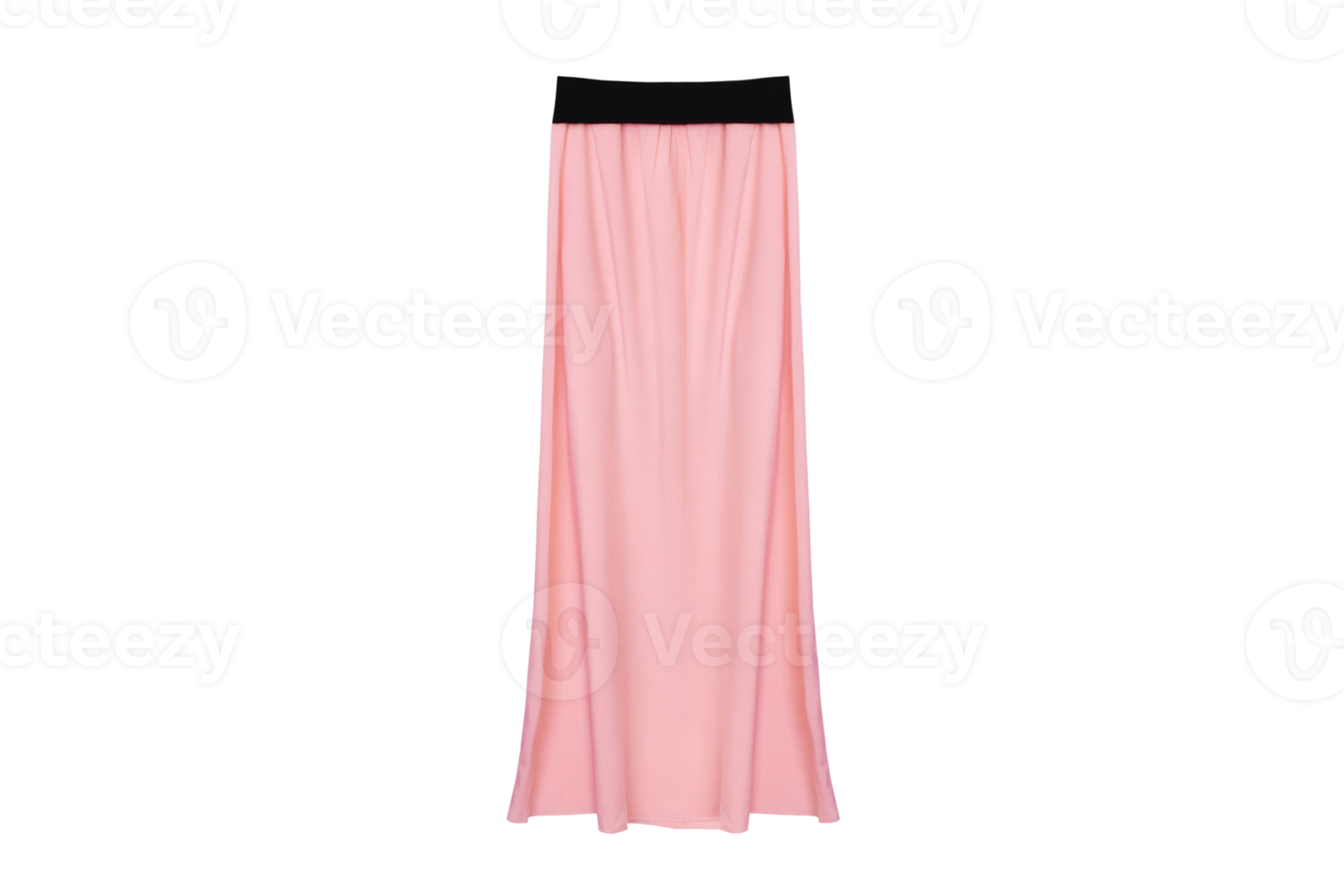 pink long skirt isolated on a transparent background png