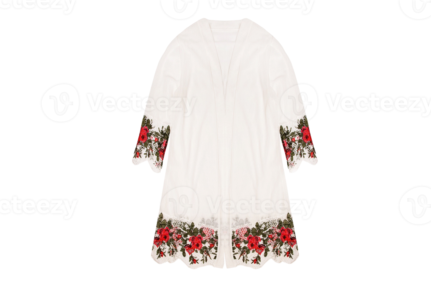 White summer top isolated on a transparent background png