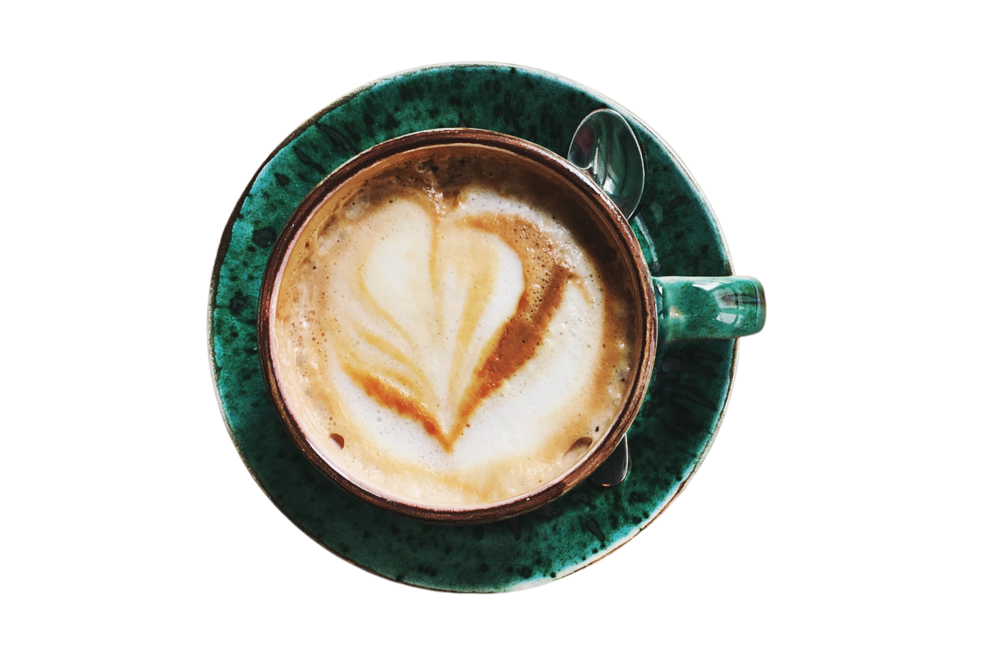 Free Green Plate And Cup With Coffee Isolated On A Transparent Free Green Plate And Cup With Coffee Isolated On A Transparent
