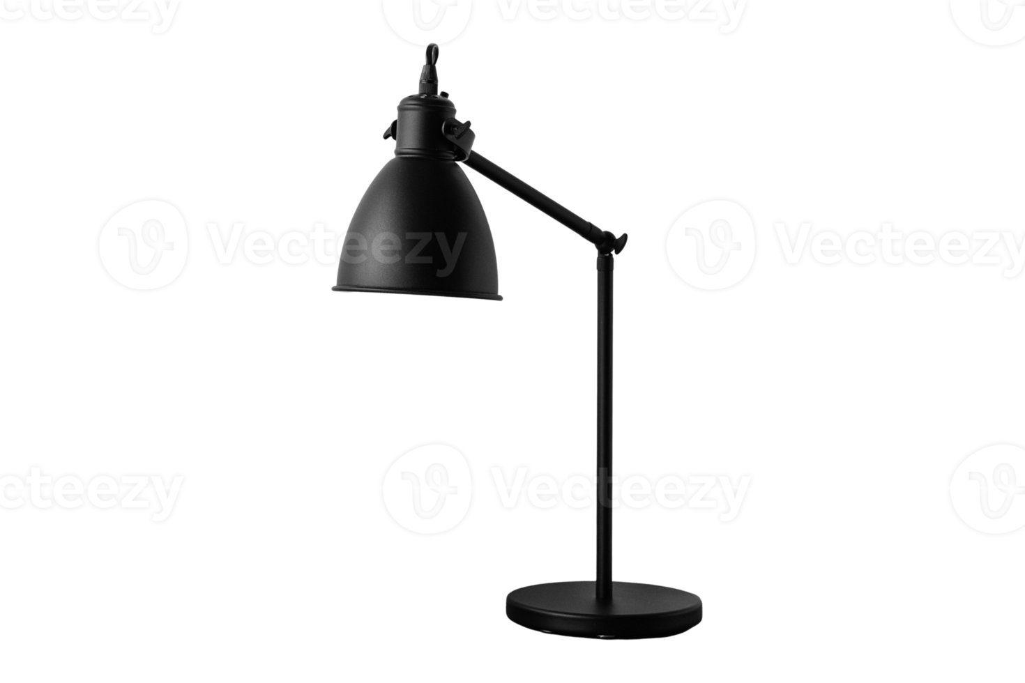 zwart lamp geïsoleerd Aan een transparant achtergrond png