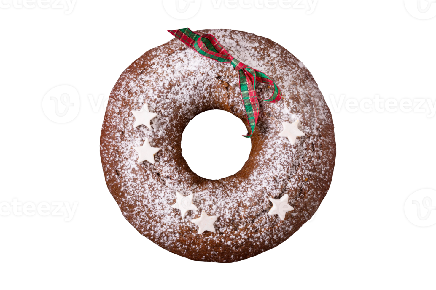 Donut chocolate isolated on a transparent background png