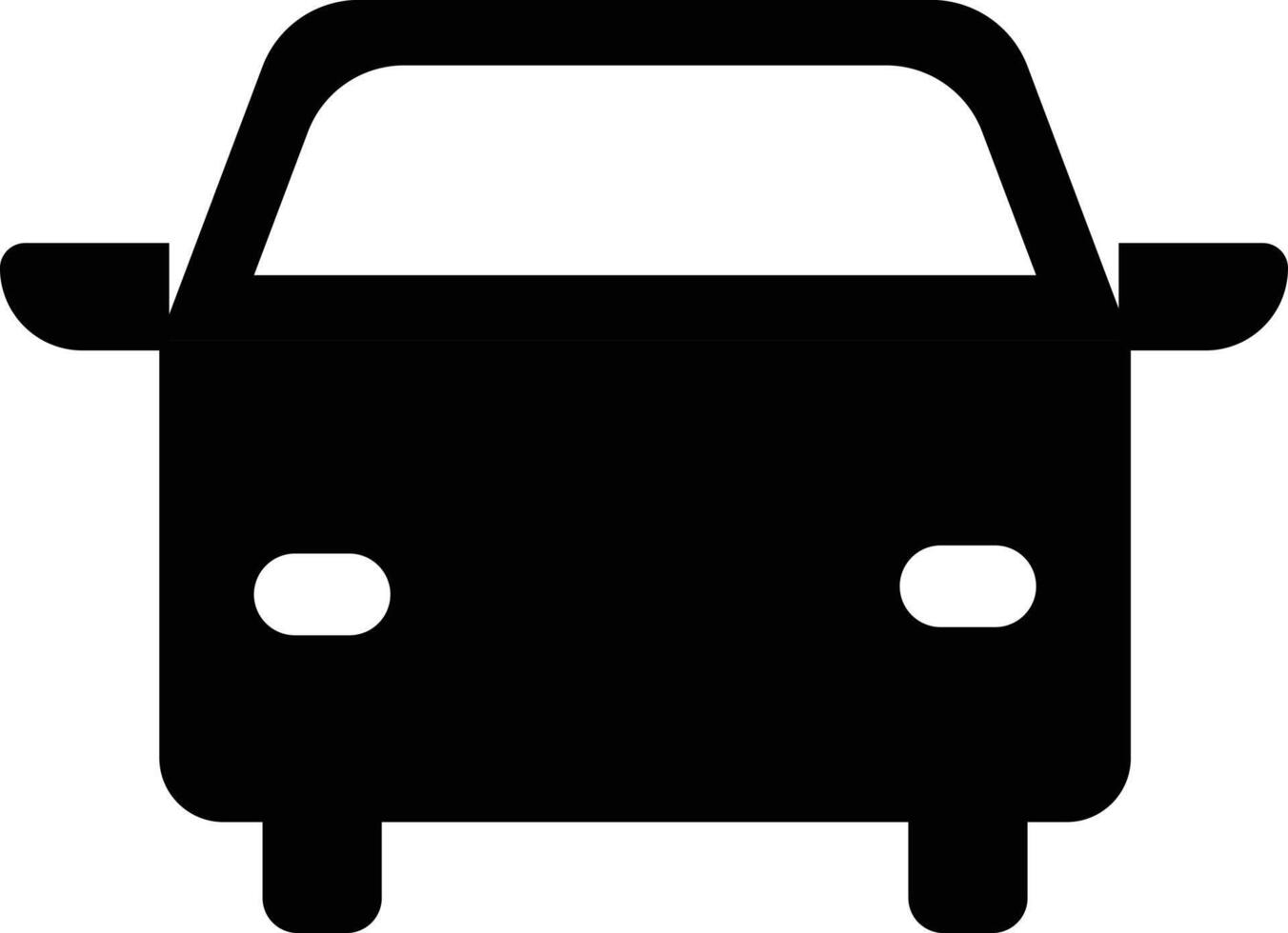 icono de primera línea de coche. símbolo de signo de estilo de esquema simple. auto, vista, deporte, carrera, concepto de transporte. ilustración vectorial aislado sobre fondo blanco. eps 10. vector