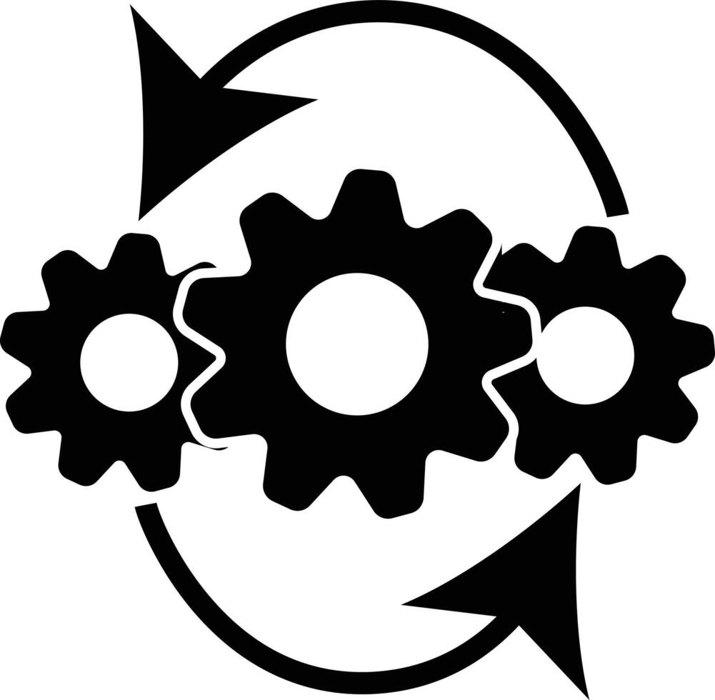 Operations line icon on white vector