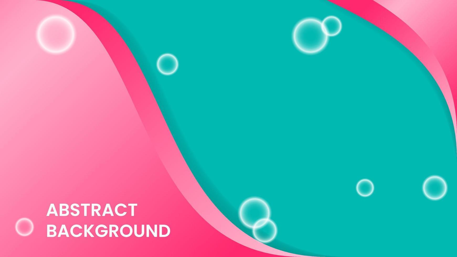 background with circles. banner design template with gradient color and bubbles. simple, modern and elegant concept. used for backdrop, banner, flyer or brochure vector