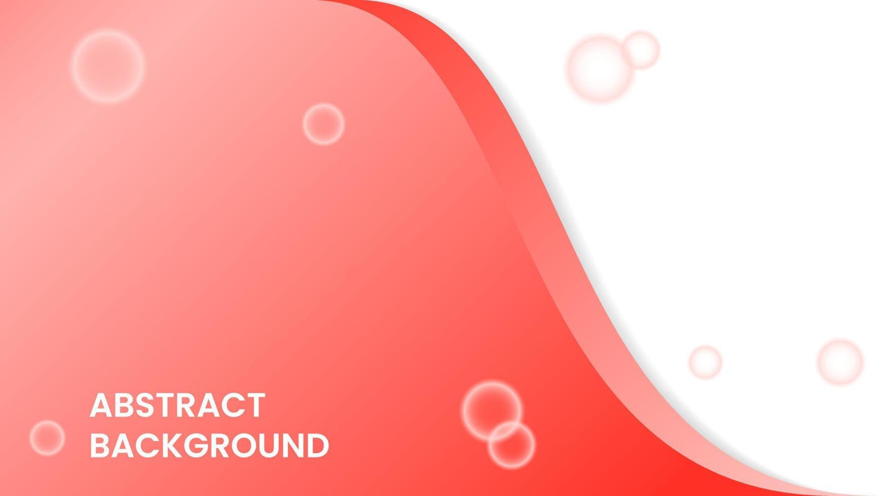 red and white vector background with blank space. simple, modern and elegant concept. used for backdrop, banner, flyer or brochure