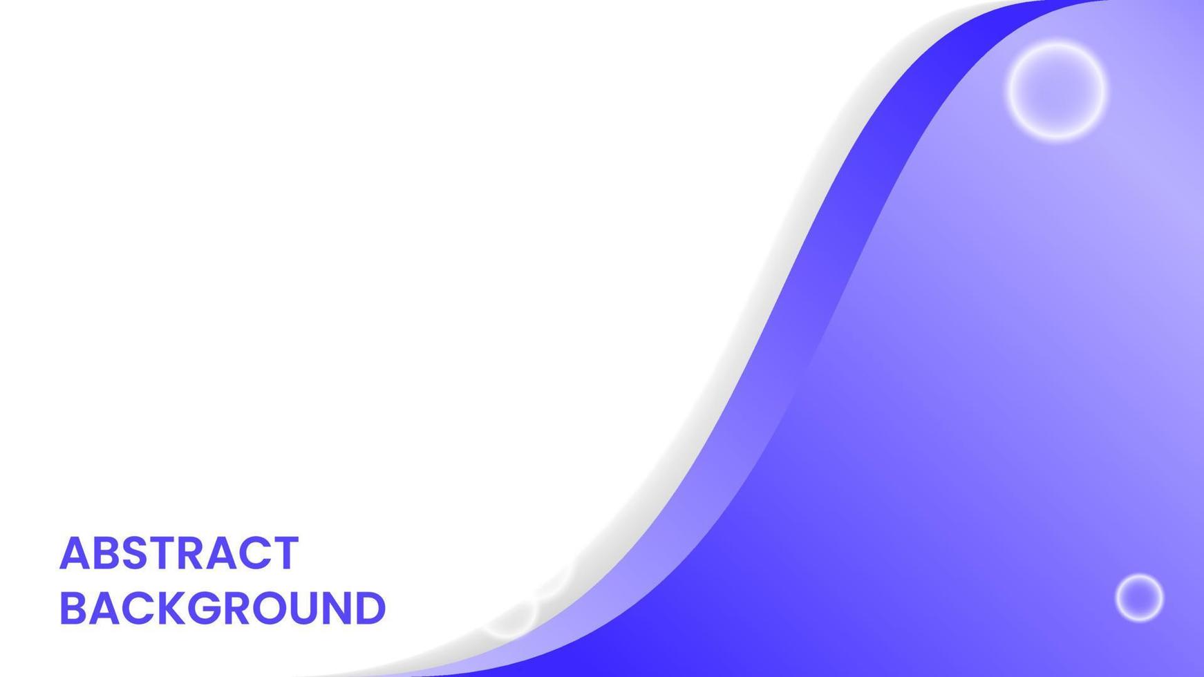 blue illustration of a background with bubbles. abstract, modern, simple, copy space and elegant concept. used for backdrop, banner, flyer or brochure vector