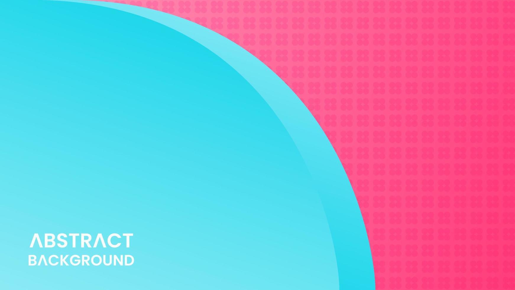 pastel blue and pink background with dots pattern. minimal, simple, modern and elegant concept. used for banner, wallpaper, copy space and landing page vector
