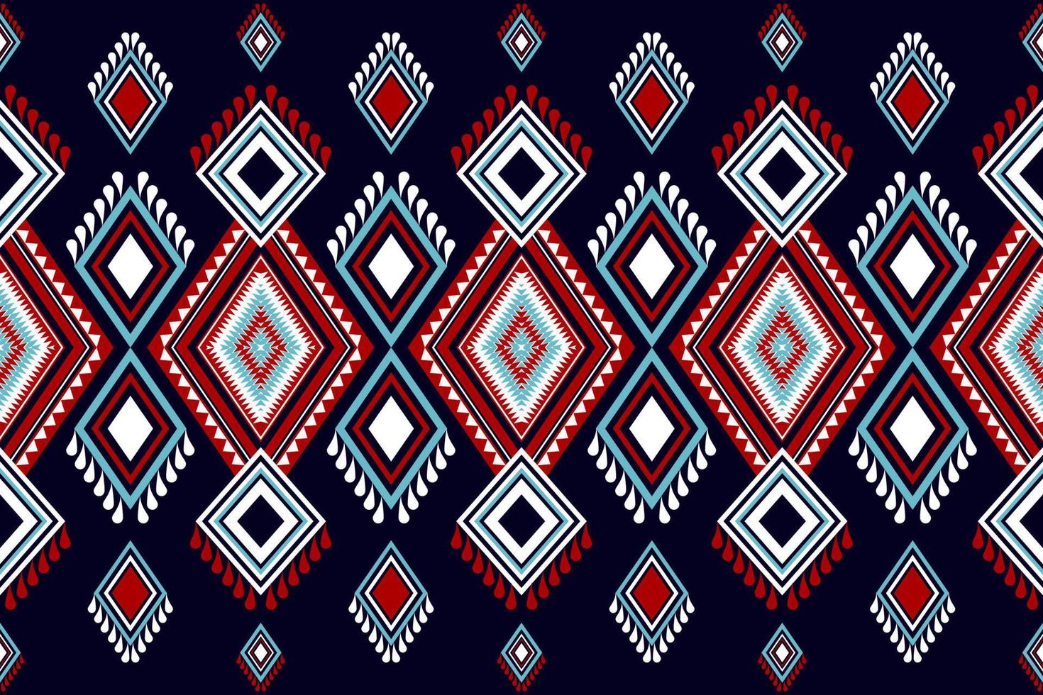 Ethnic pattern for Traditional  fabric culture vector