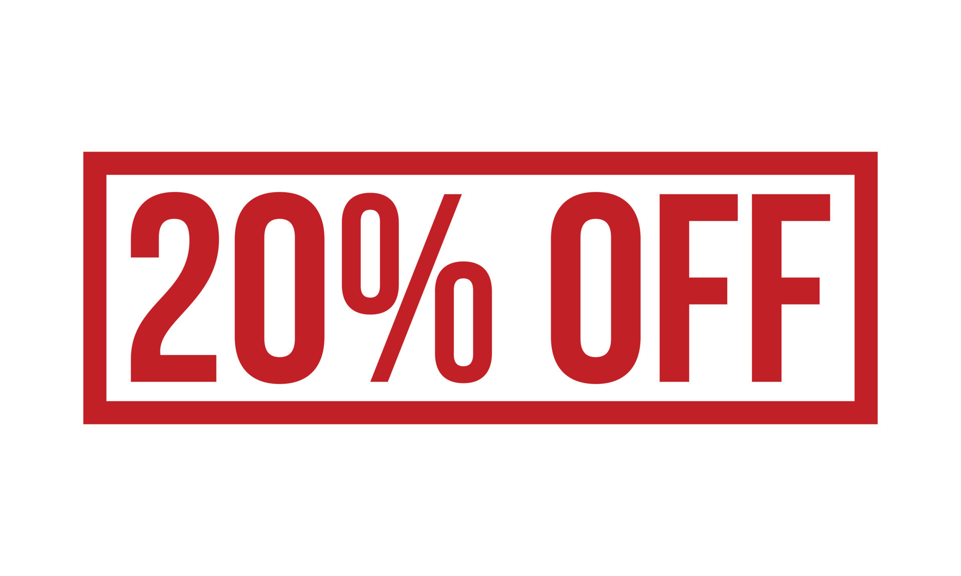 20 Percent Off Rubber Stamp 21334320 Vector Art At Vecteezy 20-percent-off-rubber-stamp-21334320-vector-art-at-vecteezy