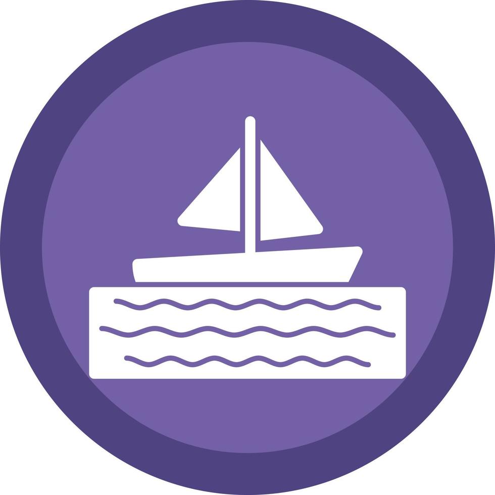 Sailing Vector Icon Design