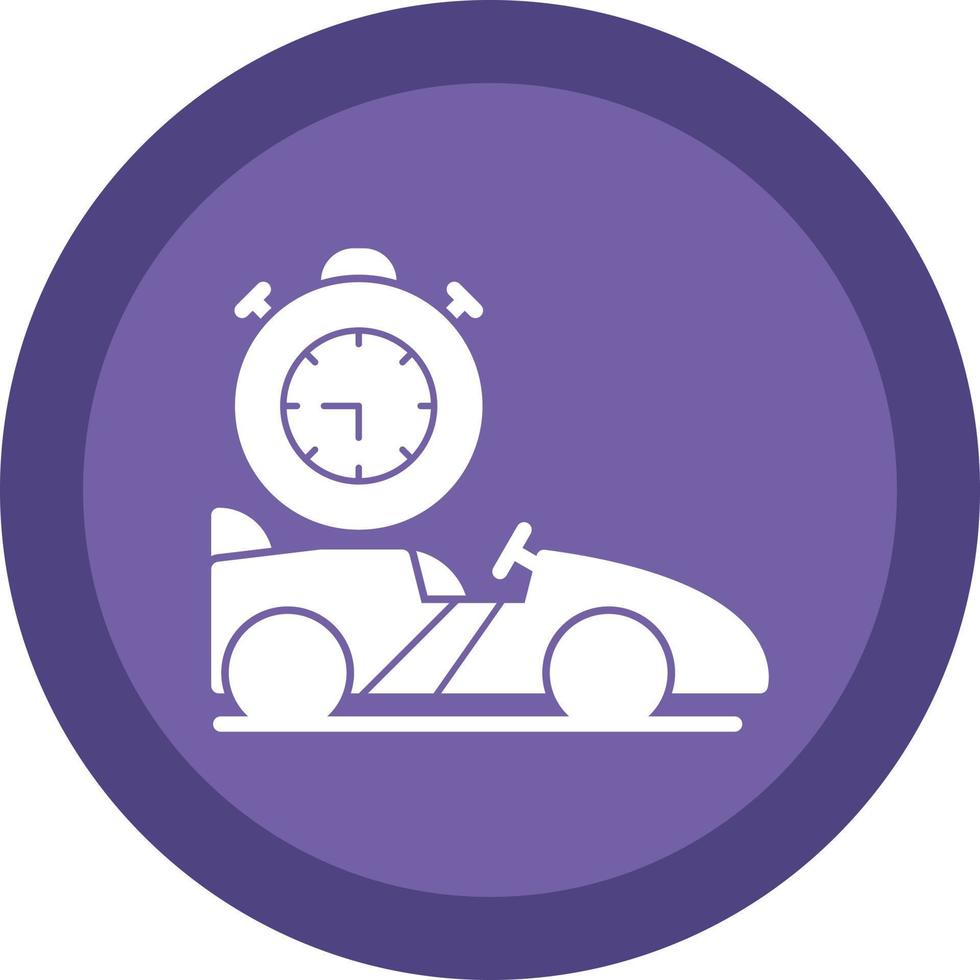 Race Stopwatch Vector Icon Design