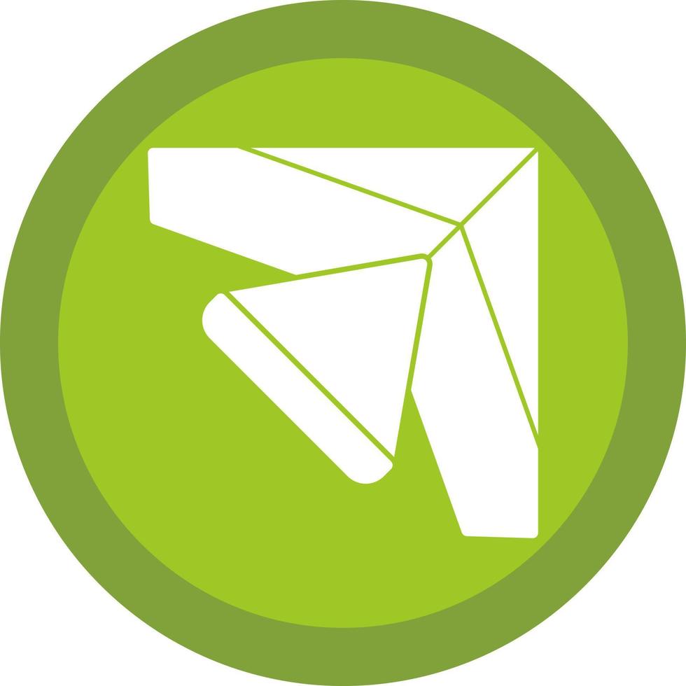 Glider Vector Icon Design
