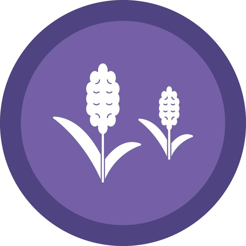 Hyacinth Vector Icon Design