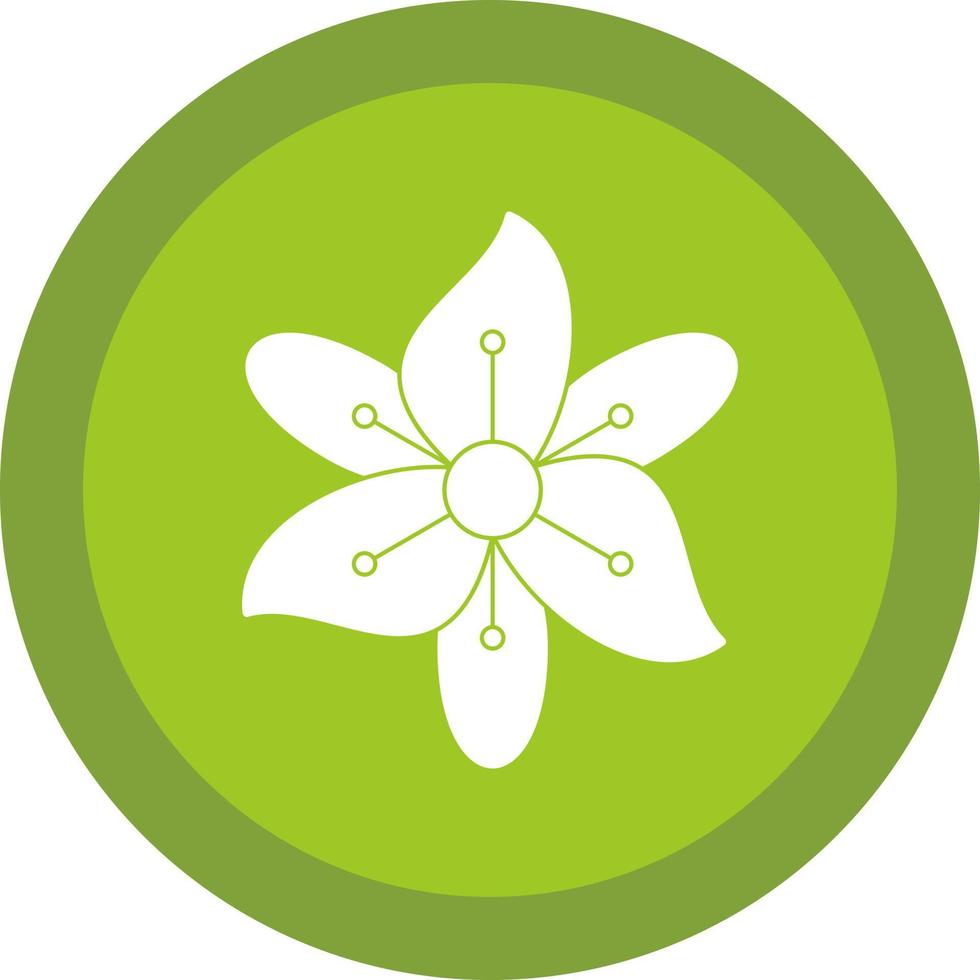 Freesia Vector Icon Design