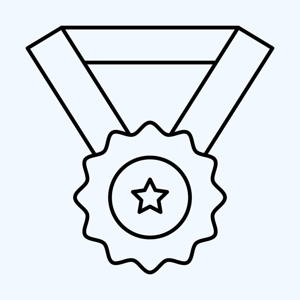 premio línea icono para descargar vector