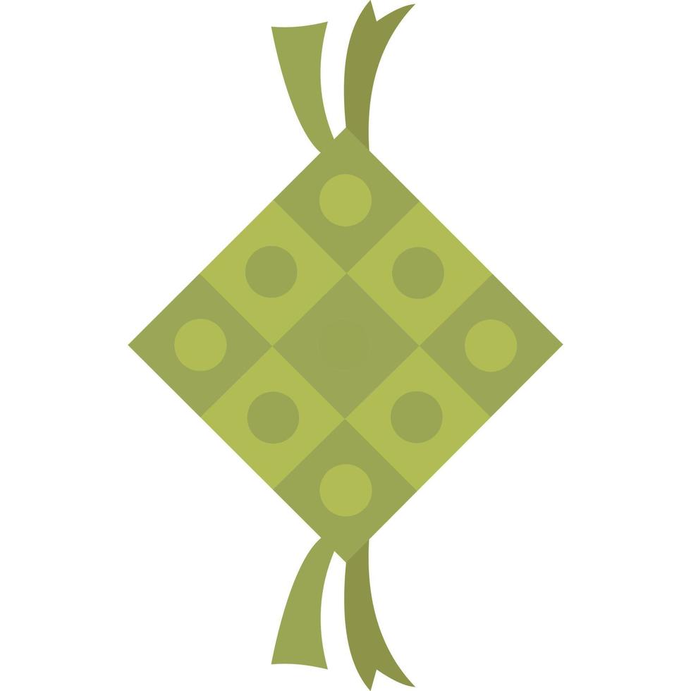Ketupat which can easily edit or modify vector