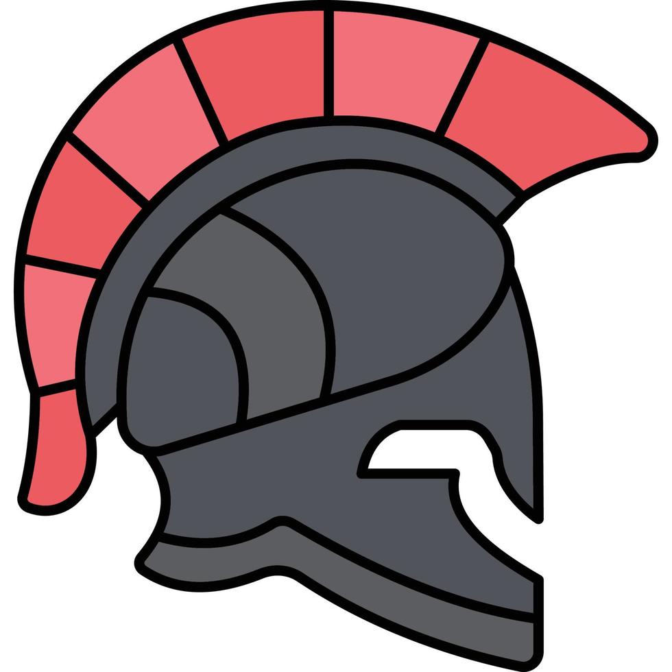 Roman Soldier Helmet which can easily edit or modify vector