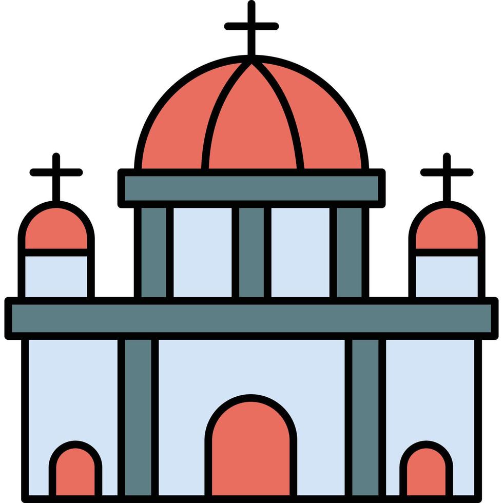 Cathedral which can easily edit or modify vector