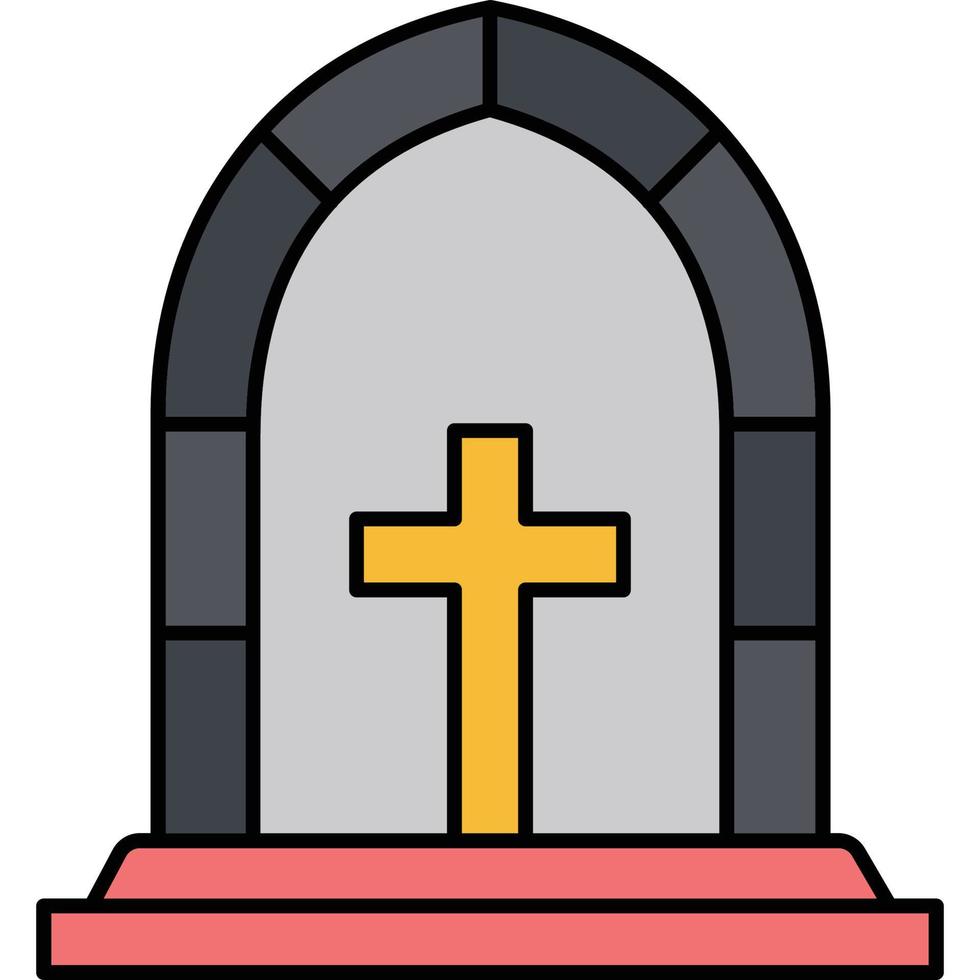 Church Window which can easily edit or modify vector