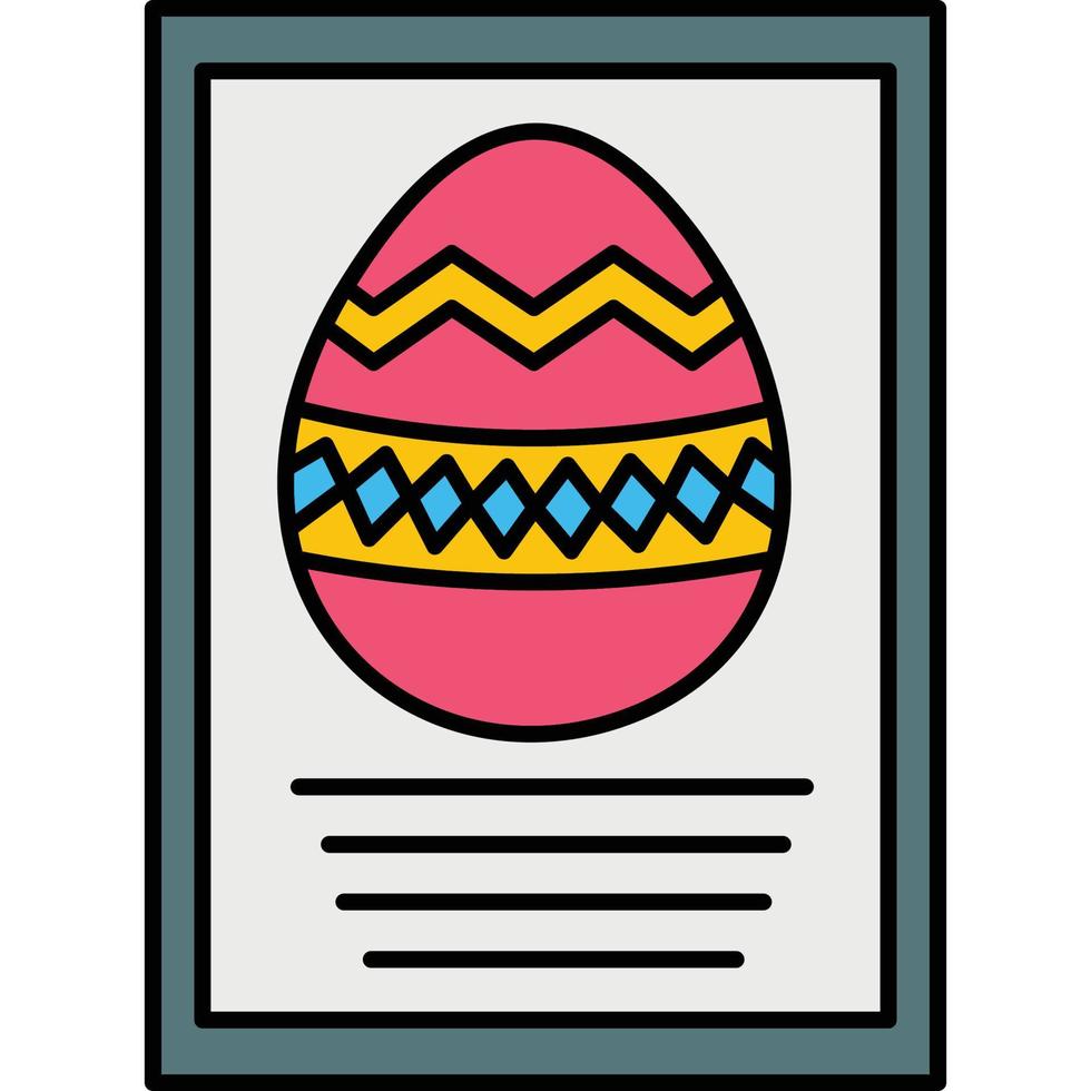 Pascua de Resurrección tarjeta cuales lata fácilmente editar o modificar vector