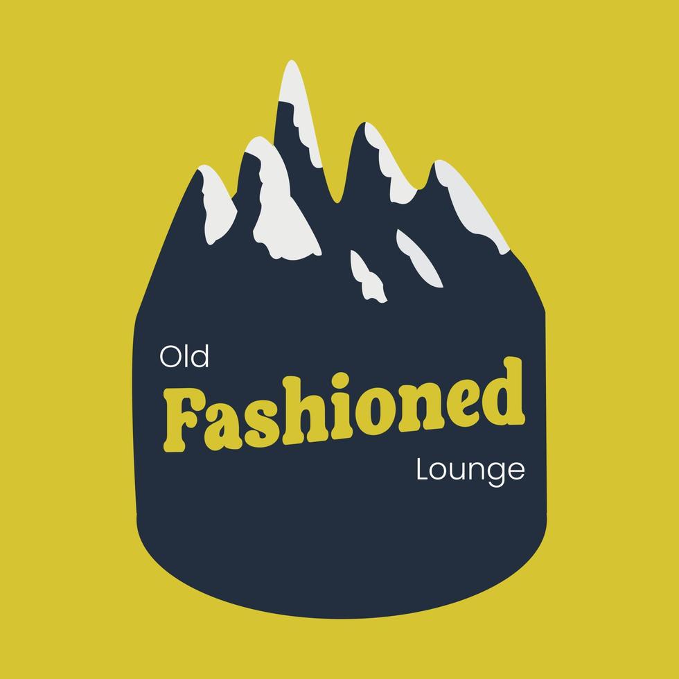 Editable Mountain Logo Design For Adventure Merch, Tourism, and Many More. vector