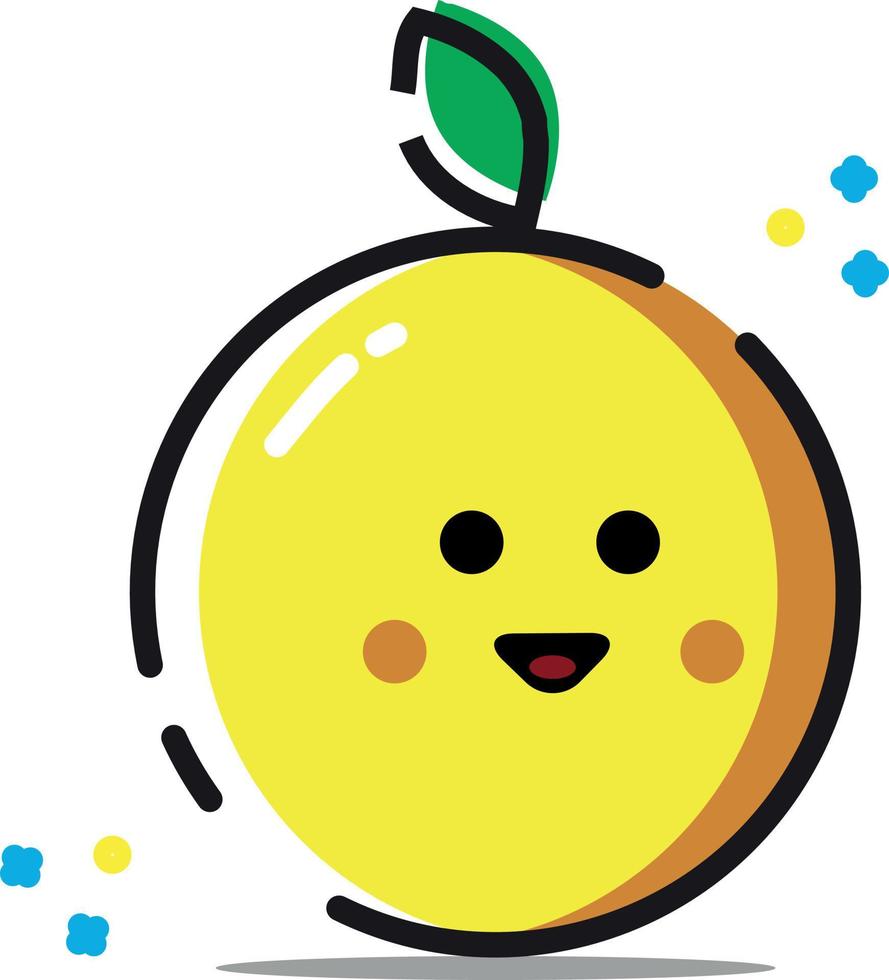 The Cute and Playful Orange Character vector