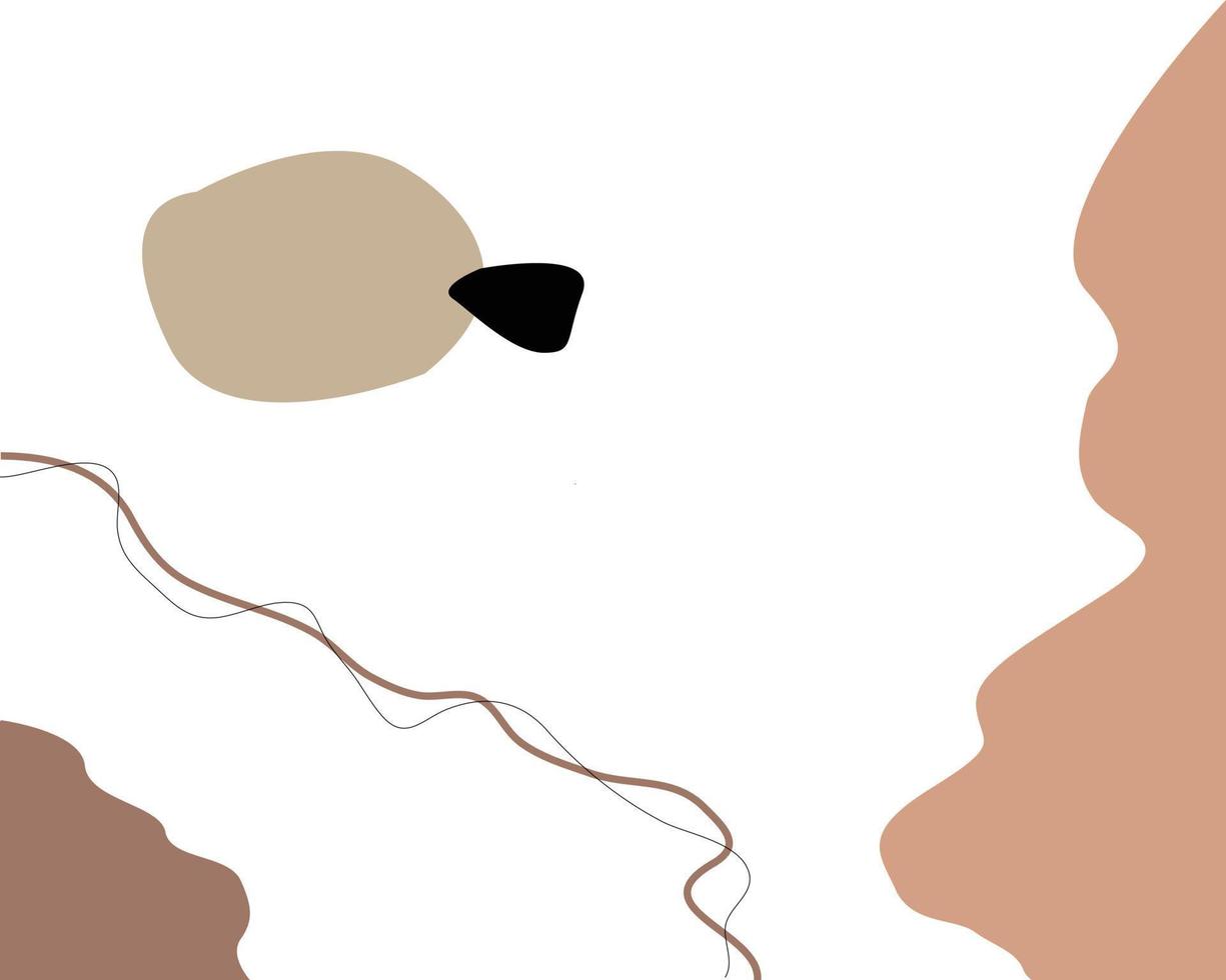 Clean and Chic Look with a Hand-Painted Liquid Minimalist Abstract Background Free Vector Format
