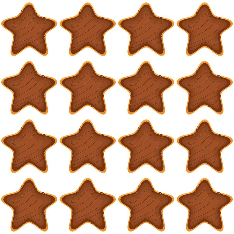 Pattern homemade cookie different taste in pastry biscuit vector