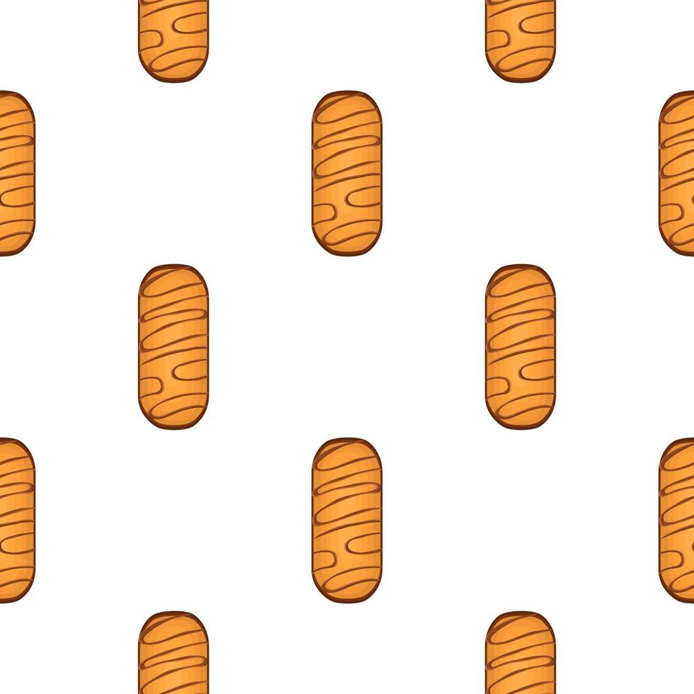 Pattern homemade cookie different taste in pastry biscuit vector