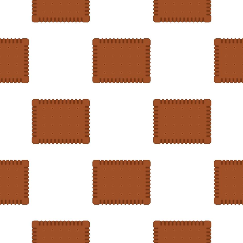Pattern homemade cookie different taste in pastry biscuit vector