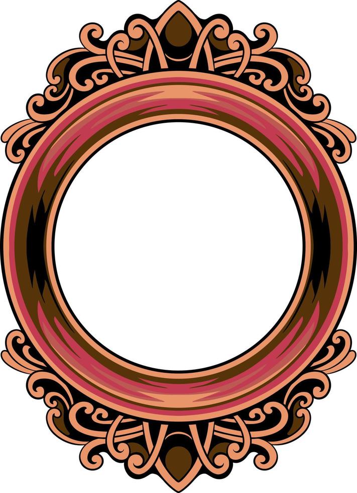 Beautiful carved decorative ornaments Vector design for elements