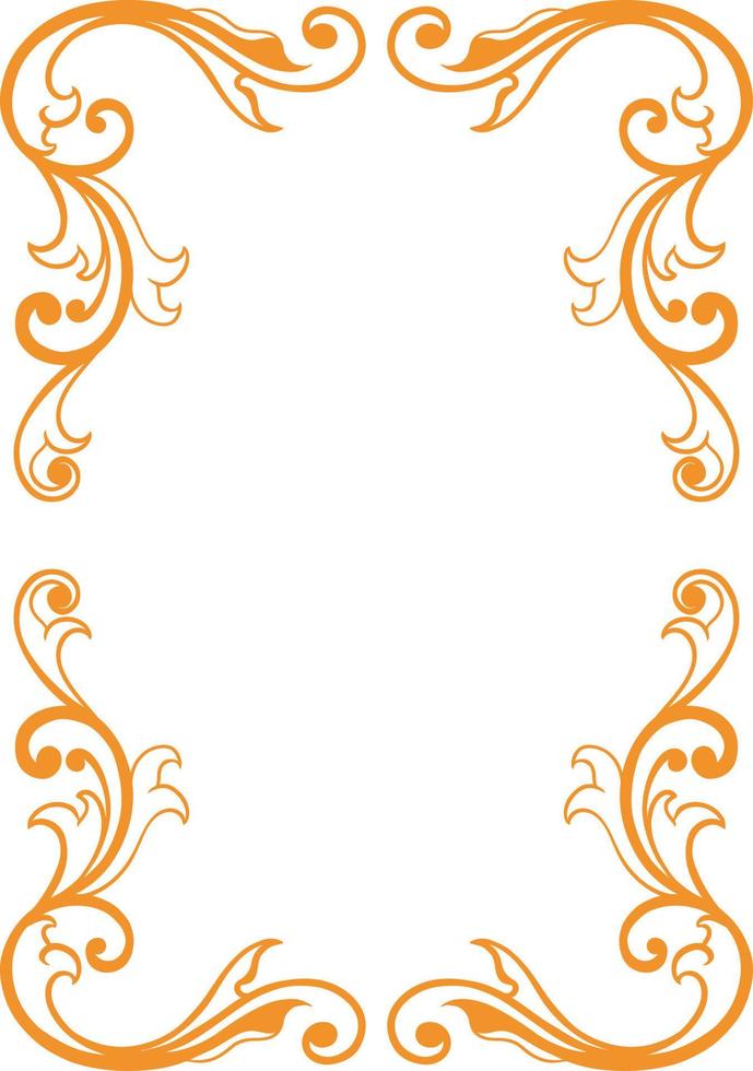 frame vector design for elements, editable color