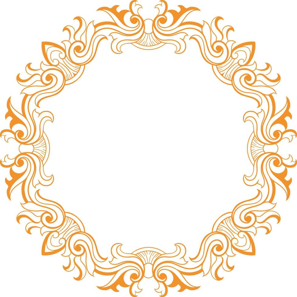 frame vector design for elements, editable color