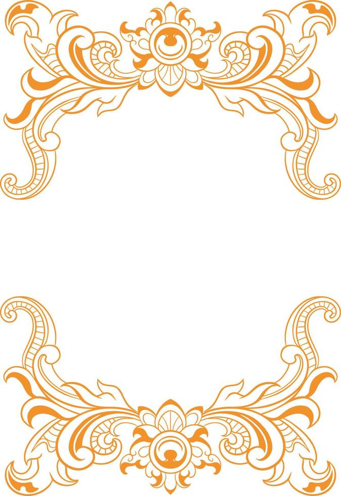 frame vector design for elements, editable color