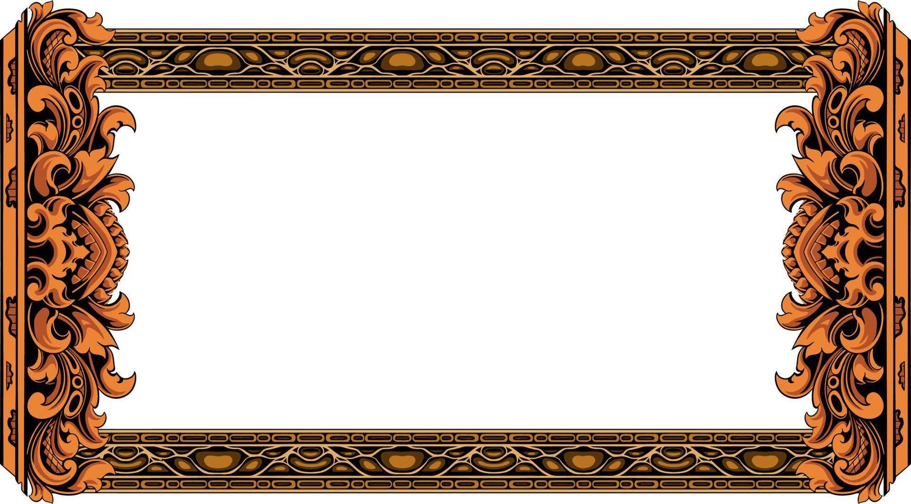 frame vector design for elements, editable color