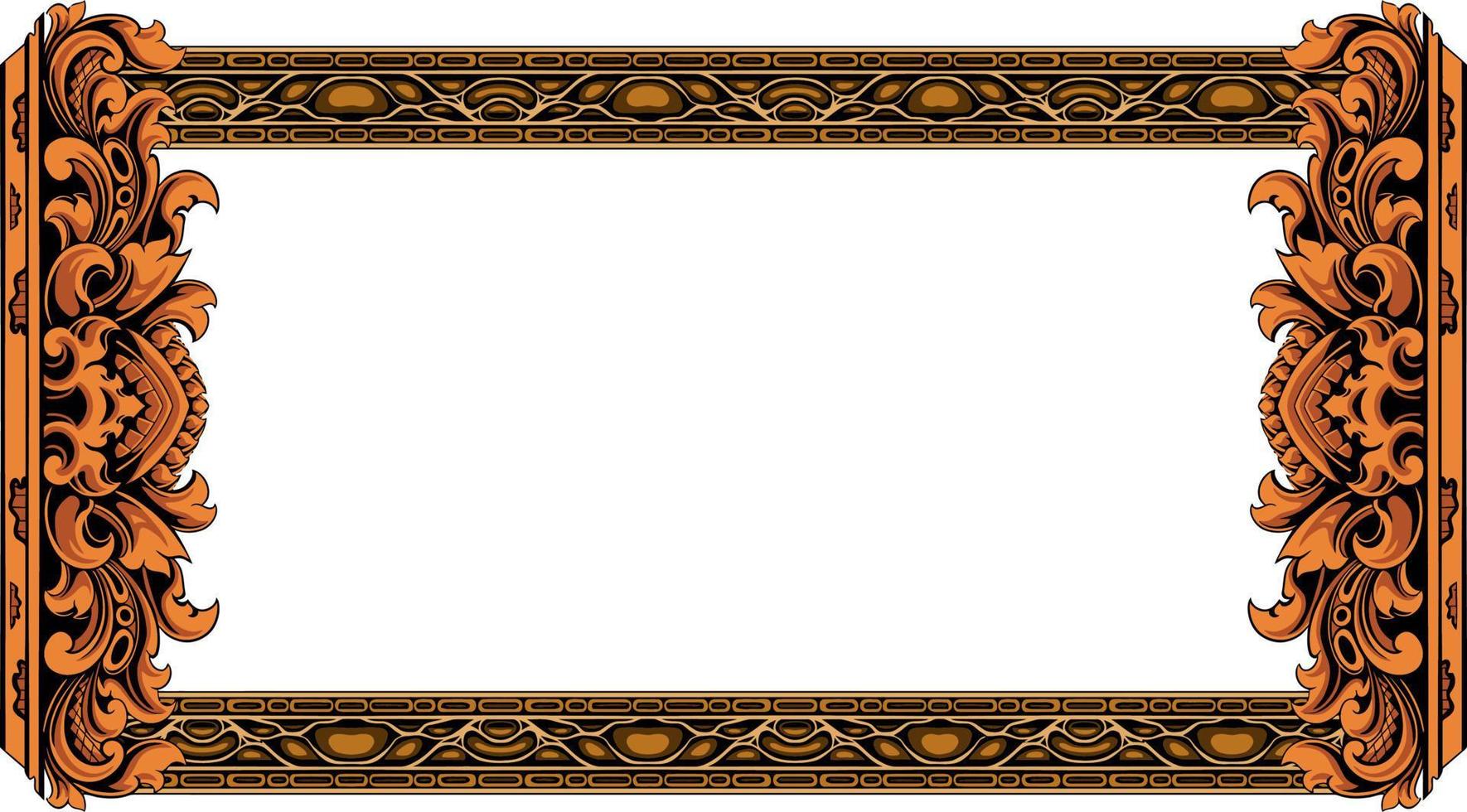 frame vector design for elements, editable color