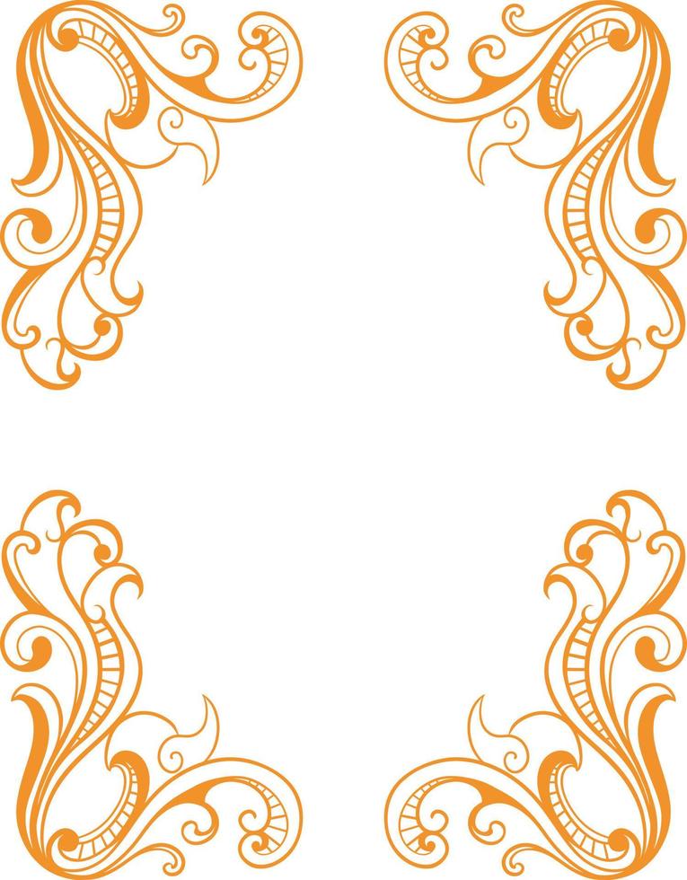 frame vector design for elements, editable color