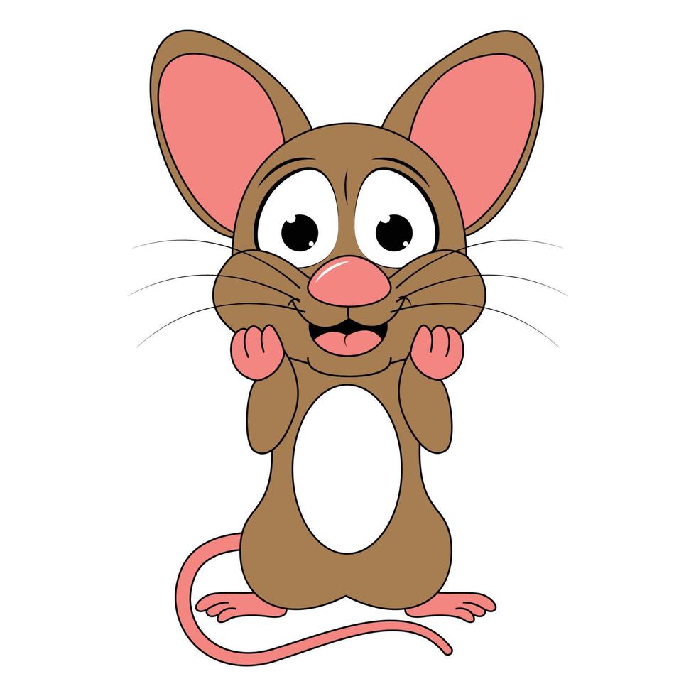 cute mouse animal cartoon 21335744 Vector Art at Vecteezy