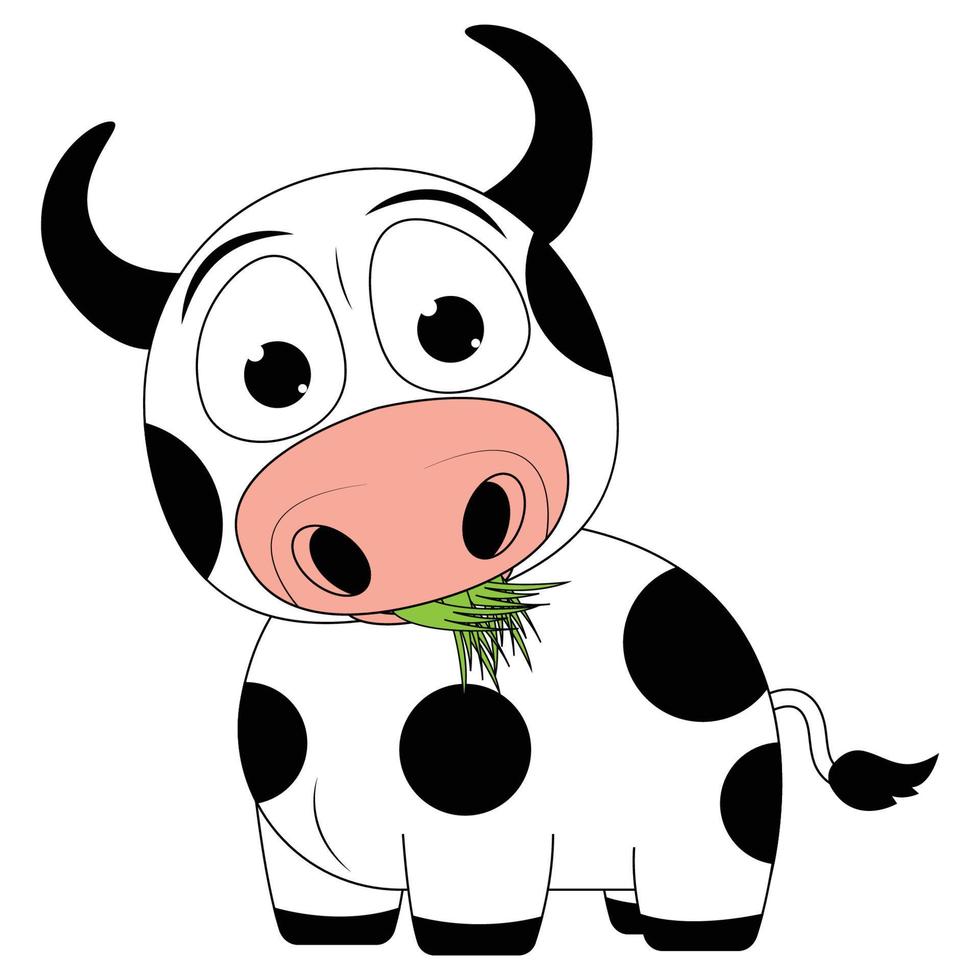 Premium Vector  Cartoon avocado cow