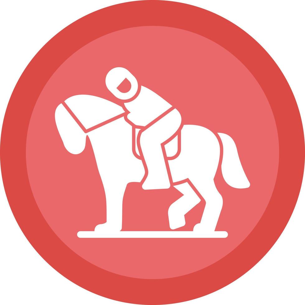 Equestrian Vector Icon Design