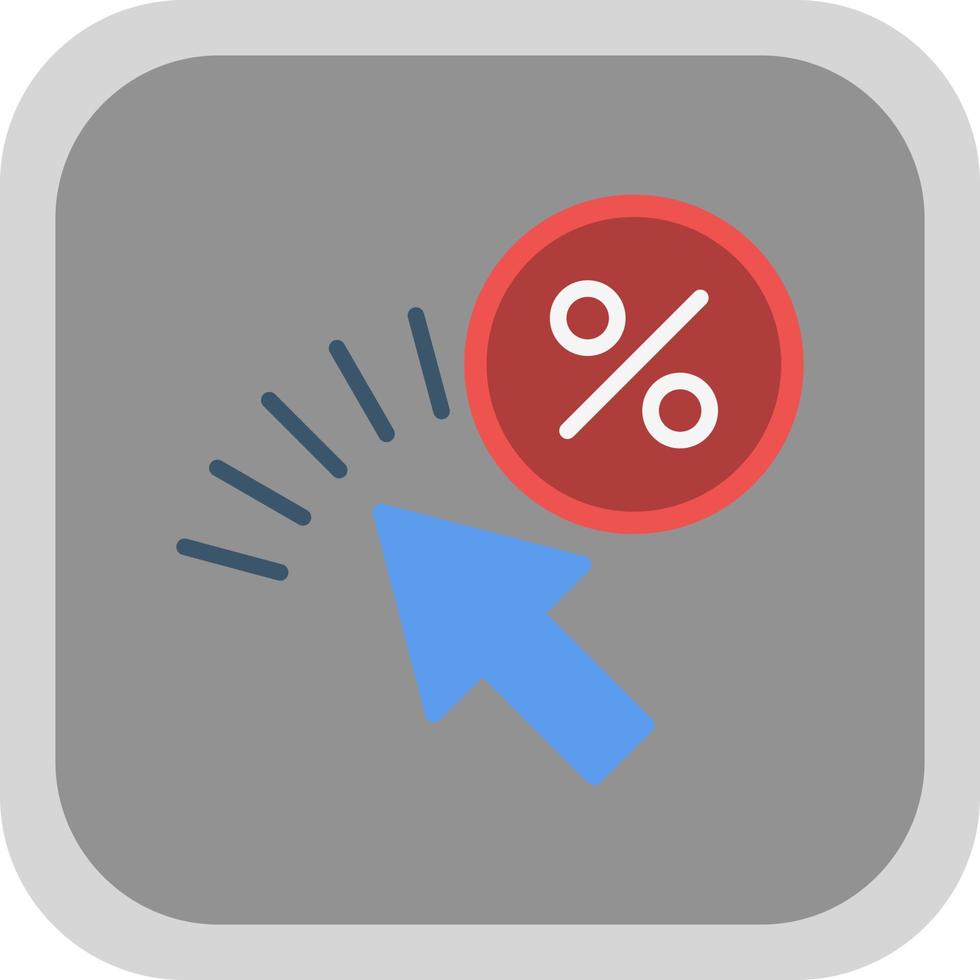 Click Through Rate Vector Icon Design